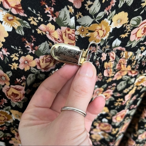 VINTAGE 90s My Michelle Floral midi dress Size 9/10 fits like a small - Picture 9 of 14